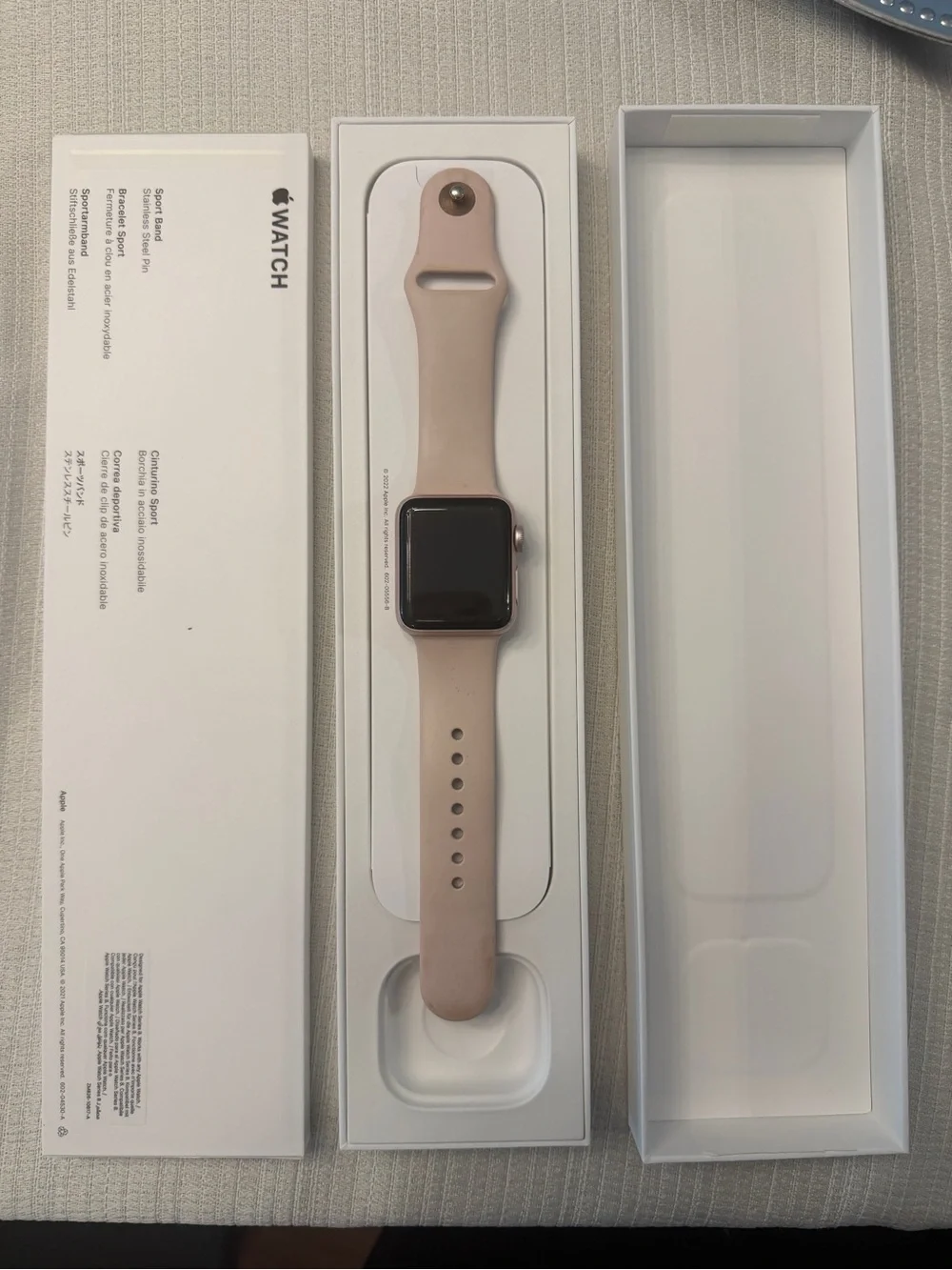 Apple Watch Series 2, 38 MM Pink Sport Band